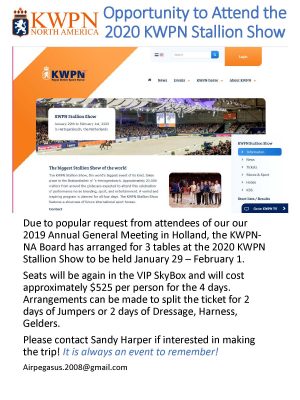 2020 KWPN Stallion Show 2020 KWPN Stallion Show
