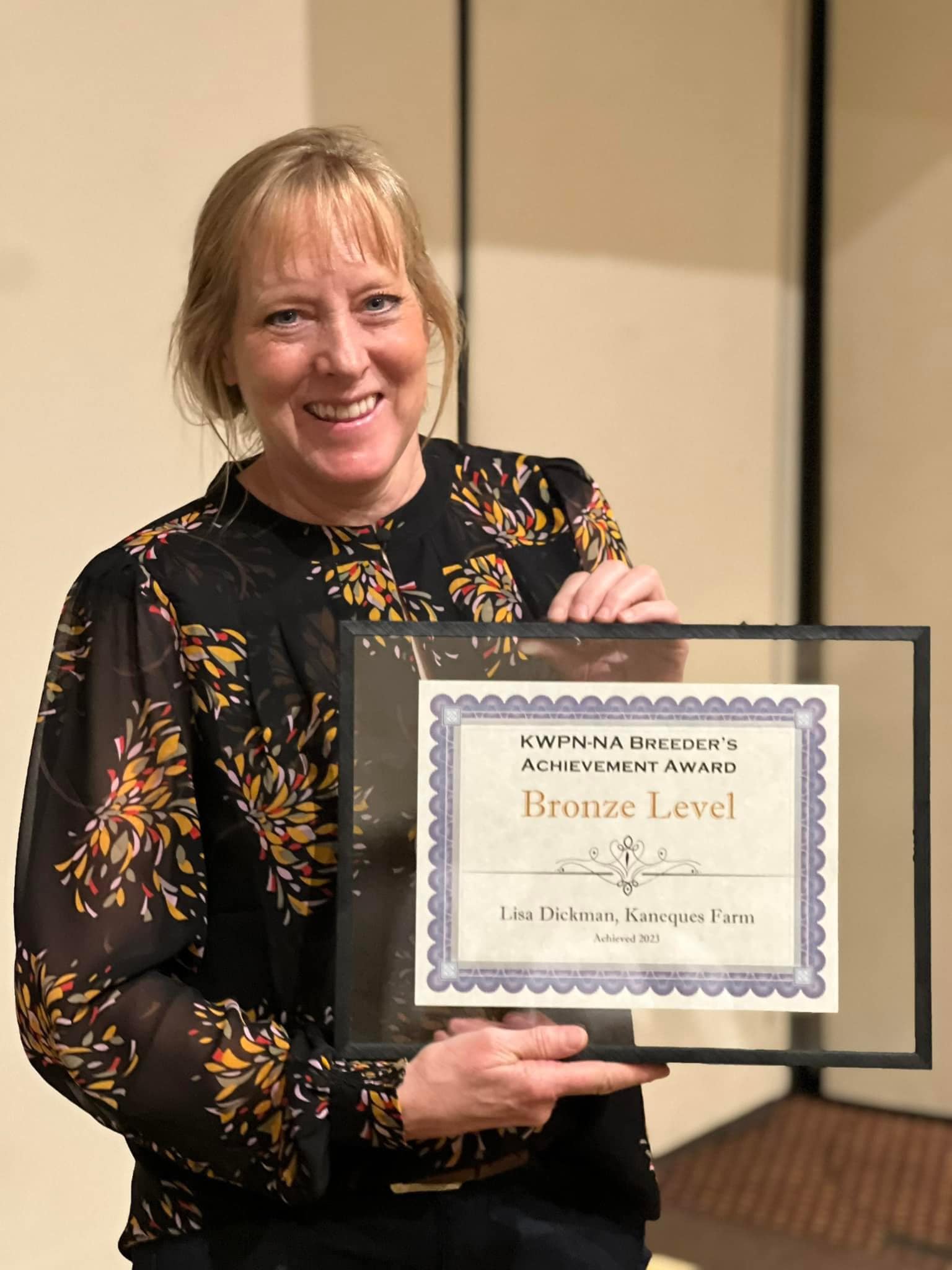 Breeder Achievement Awards KWPN NA